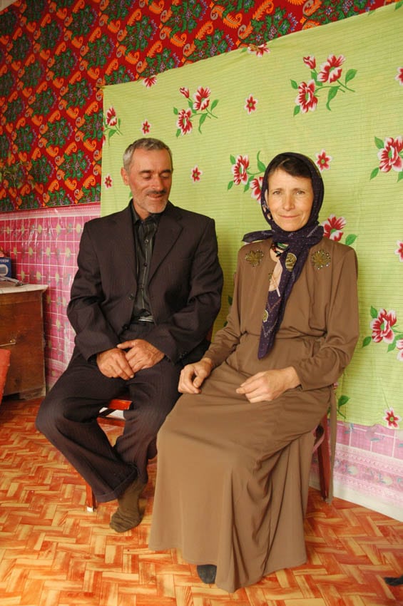couple d'Azéris au Caucase