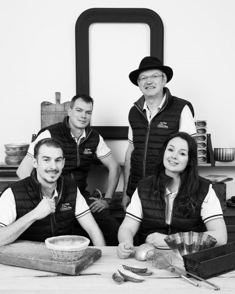 photographe Strasbourg - Portrait corporate d'une équipe de boulangerie